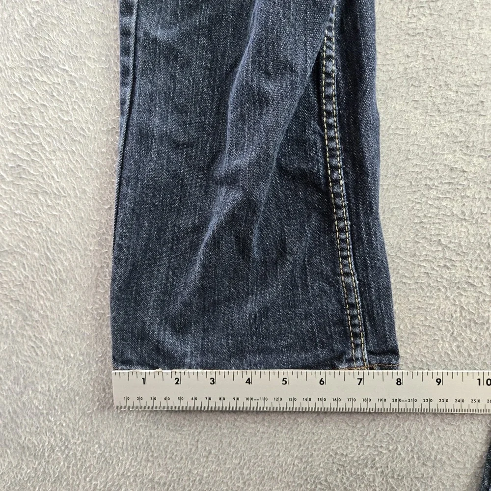 Cody James Men Jeans 30WX30L Blue Denim Logo Embroidery‎ Embroidered 28